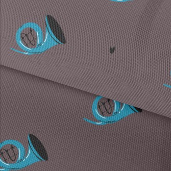 Blue French Horn Waterproof Oxford