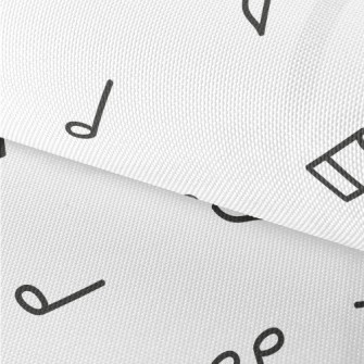 Simple Musical Note Pattern Waterproof Oxford