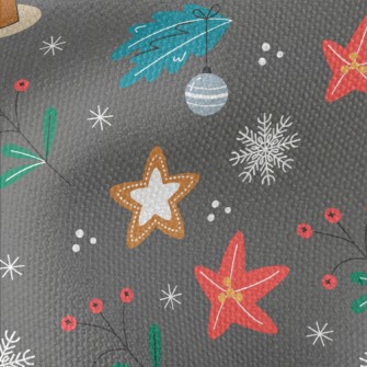 Christmas Celebration Elements Waterproof Canvas
