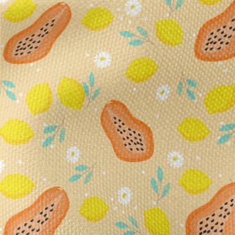 Papaya And Lime Waterproof Canvas