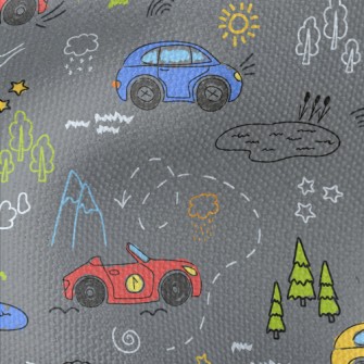 Children&#39;s Car Graffiti Waterproof Canvas