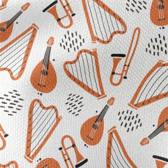 Guitar Harp Trumpet Waterproof Canvas