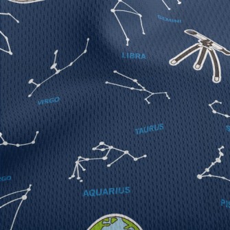 Astronomy And Stargazing Athletic Mesh Flat Back
