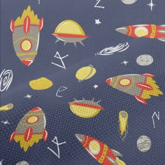 Cartoon Space Travel Performance Linen