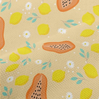 Papaya And Lime Performance Linen