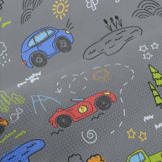 Children&#39;s Car Graffiti Performance Linen