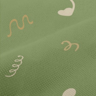 Abstract Musical Notes Pattern Performance Linen