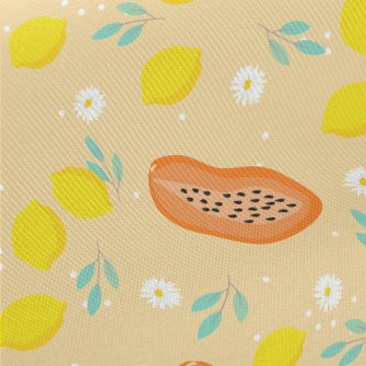 Papaya And Lime Twill