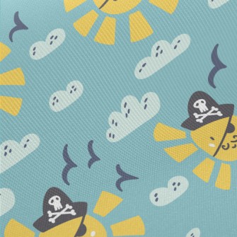Cartoon Sun Pirate Twill