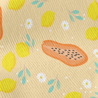 Papaya And Lime Standard Corduroy