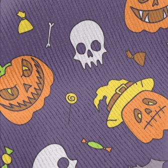 Hand Drawn Pumpkin Lantern Doo Standard Corduroy