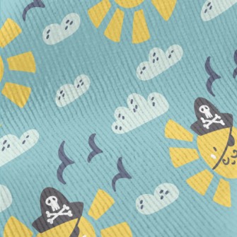 Cartoon Sun Pirate Standard Corduroy