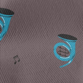 Blue French Horn Standard Corduroy