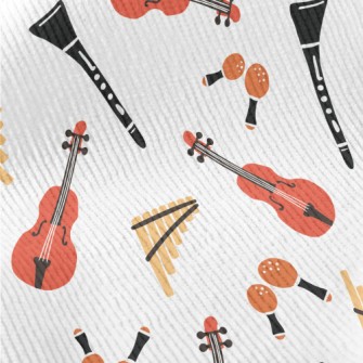 Hand Drawn Western Musical Ins Standard Corduroy