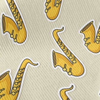 Cartoon Saxophone Standard Corduroy