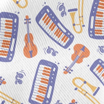 Hand Drawn Musical Instrument  Standard Corduroy
