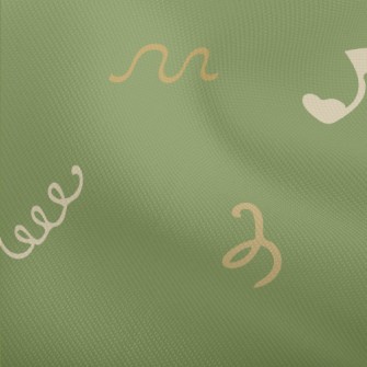 Abstract Musical Notes Pattern Dobby