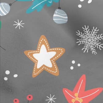 Christmas Celebration Elements Micro Fleece