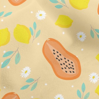 Papaya And Lime Micro Fleece