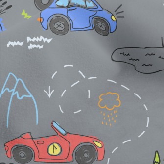 Children&#39;s Car Graffiti Micro Fleece