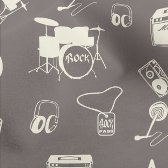 Rock Band Equipment Micro Fleece