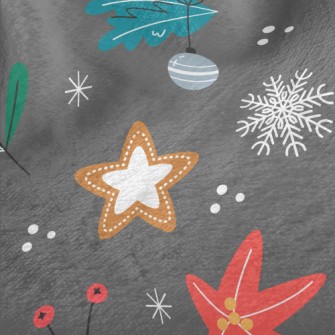 Christmas Celebration Elements Minky