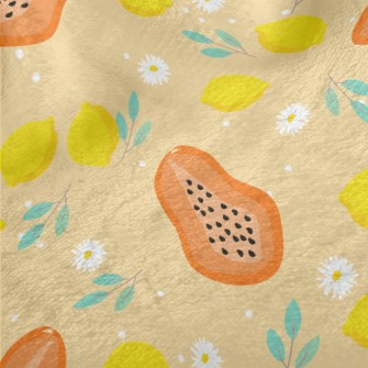 Papaya And Lime Minky