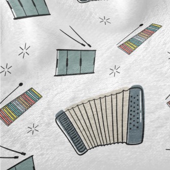 Colorful Hand Drawn Musical In Minky