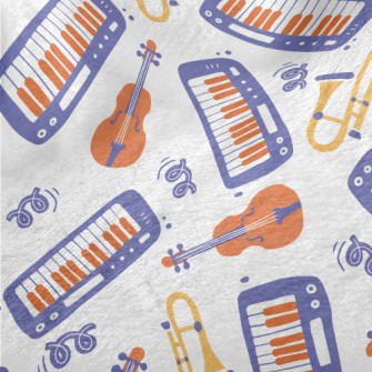 Hand Drawn Musical Instrument  Minky