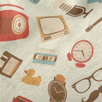 Cute Retro Items Minky