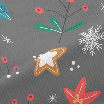 Christmas Celebration Elements Piqué