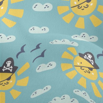 Cartoon Sun Pirate Lightweight Performance Linen