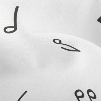 Simple Musical Note Pattern Lightweight Performance Linen