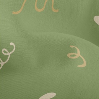 Abstract Musical Notes Pattern Lightweight Performance Linen