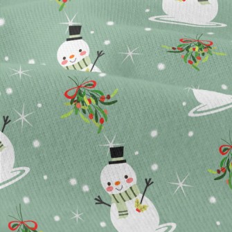 Merry Christmas Snowman Modern Jersey