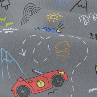 Children&#39;s Car Graffiti Modern Jersey