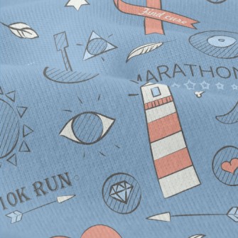 Trendy Hand Drawn Pattern Modern Jersey