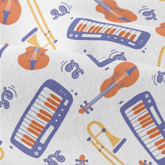 Hand Drawn Musical Instrument  Modern Jersey