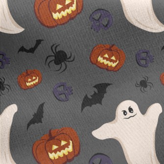 Halloween Horror Jersey Backed Fleece
