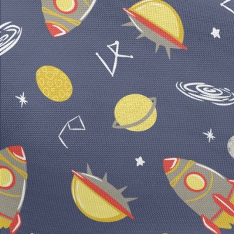 Cartoon Space Travel Pongee