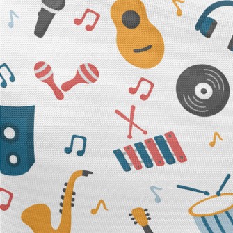 Colorful Musical Instruments A Pongee