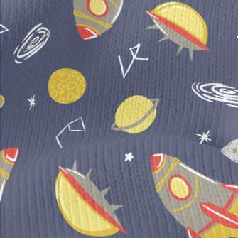 Cartoon Space Travel Stretch Jersey
