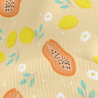 Papaya And Lime Stretch Jersey