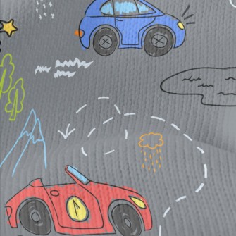 Children&#39;s Car Graffiti Stretch Jersey
