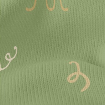 Abstract Musical Notes Pattern Stretch Jersey