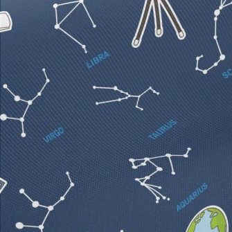 Astronomy And Stargazing Midweight Cotton Poplin