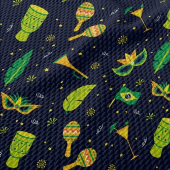 Brazilian Carnival Birdseye Piqué