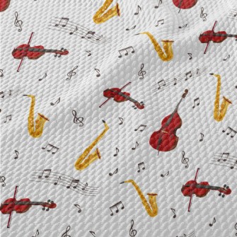 Orchestral Instruments Birdseye Piqué