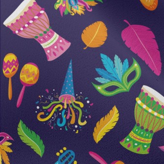Colorful Brazilian Carnival Chiffon