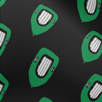 Green Rubber Boat Chiffon